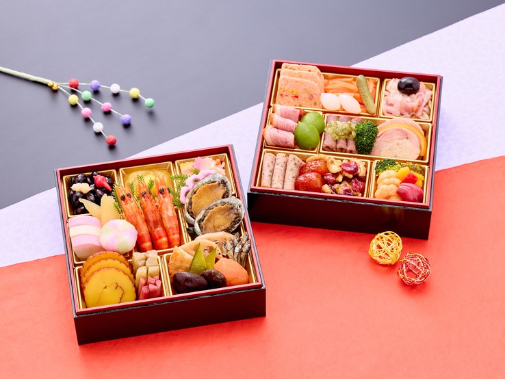 京都・木屋町温石左近太郎＆京都・丸太町和洋Creative Cuisineやまだ監修 和洋コラボ二段重の画像
