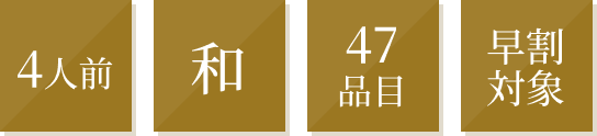 おせち料理 和三段重のタグアイコン